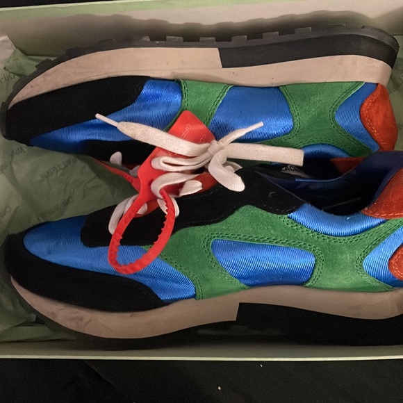 HG Runner Multicolor Fuch Off White Sneakers Size 39 - Picture 3 of 4